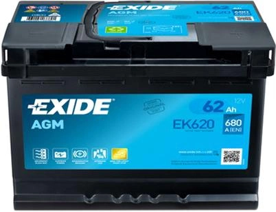 Акумулятор 60Ah-12v Exide AGM (242х175х190), R, EN680